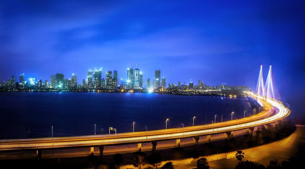 Mumbai Sealink City & Landscape Wallpaper for walls